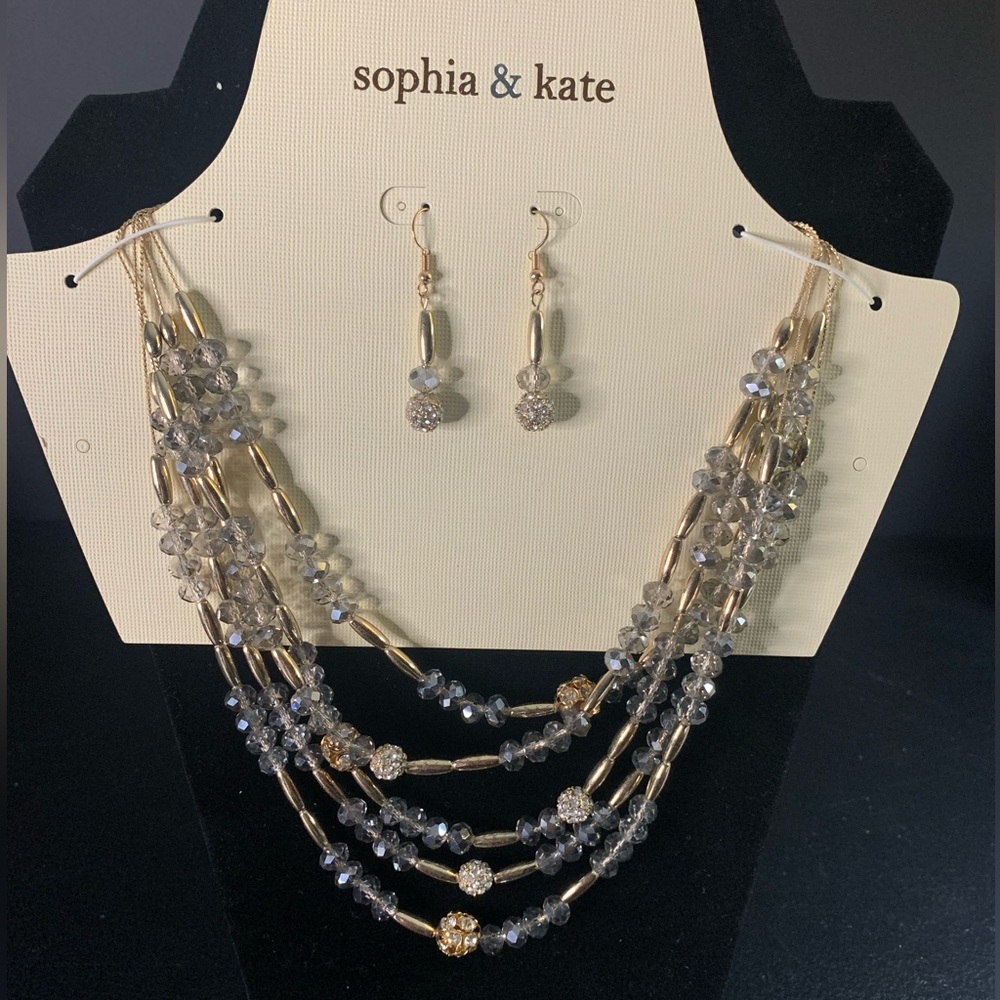Sophia and Kate Necklace and Earring Set.